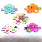 3-in-1 Octopus Fidget Spinner – Face-Changing Pop-It Sensory Toy for Stress Relief
