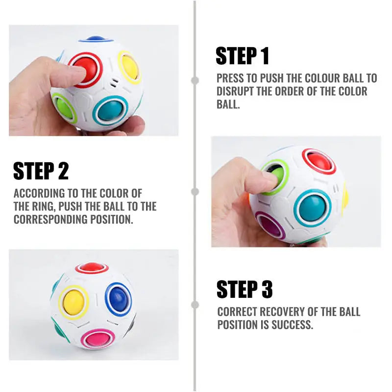Rainbow Fidget Ball Sensory