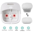 Foldable Electric Foot Spa Massager - Portable Thermostatic Heat & Deep Tissue Massage Tub for Stress Relief and Circulation Foot spa