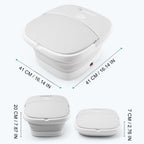 Foldable Electric Foot Spa Massager - Portable Thermostatic Heat & Deep Tissue Massage Tub for Stress Relief and Circulation Foot spa