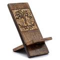 Wooden Carved Phone Stand - Tree of Life Eco friendly