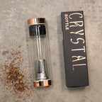 Crystal Glass Tea Infuser Bottle - Rose Gold - various Infuser bottle