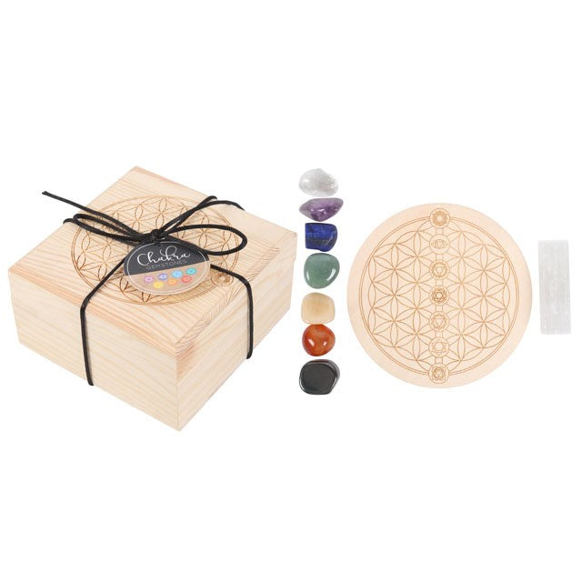 Chakra Crystal Grid Gift Set Crystals