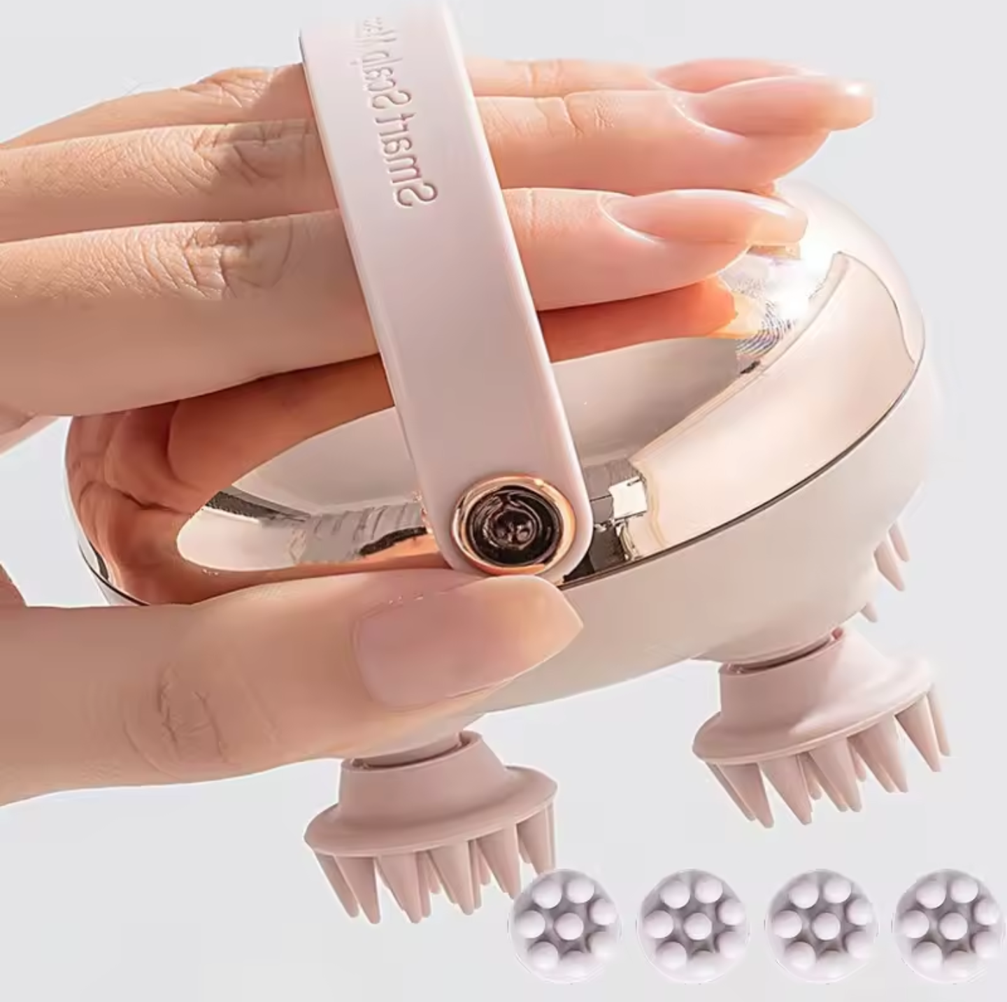 Rechargeable Waterproof Head & Body Massager – Scalp Stress Relief Handheld Massage Instrument Massager