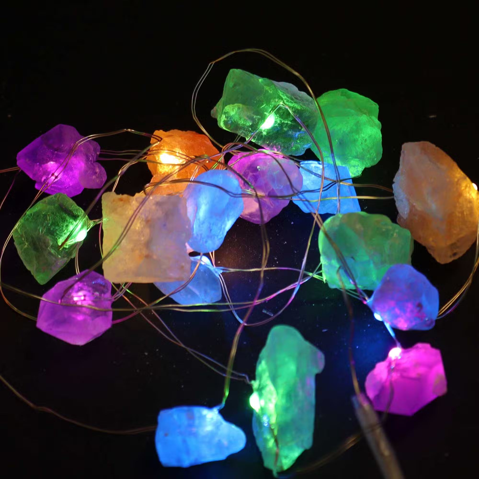 Gemstone Enchantment Lights - Mixed Rocks Gemstones
