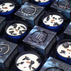 Zodiac Crystal Candle with Gemstone Bracelet - Aries Zodiac Crystal Candles with Gemstone Bracelet