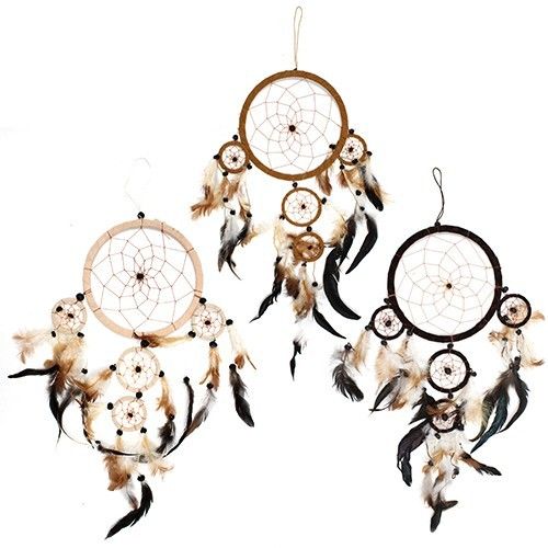 Bali Dreamcatchers - XLarge Round - Cream/Coffee/Choc Bali Dreamcatchers