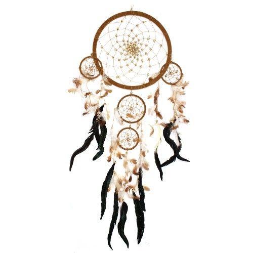 Bali Dreamcatchers - XLarge Round - Cream/Coffee/Choc Bali Dreamcatchers