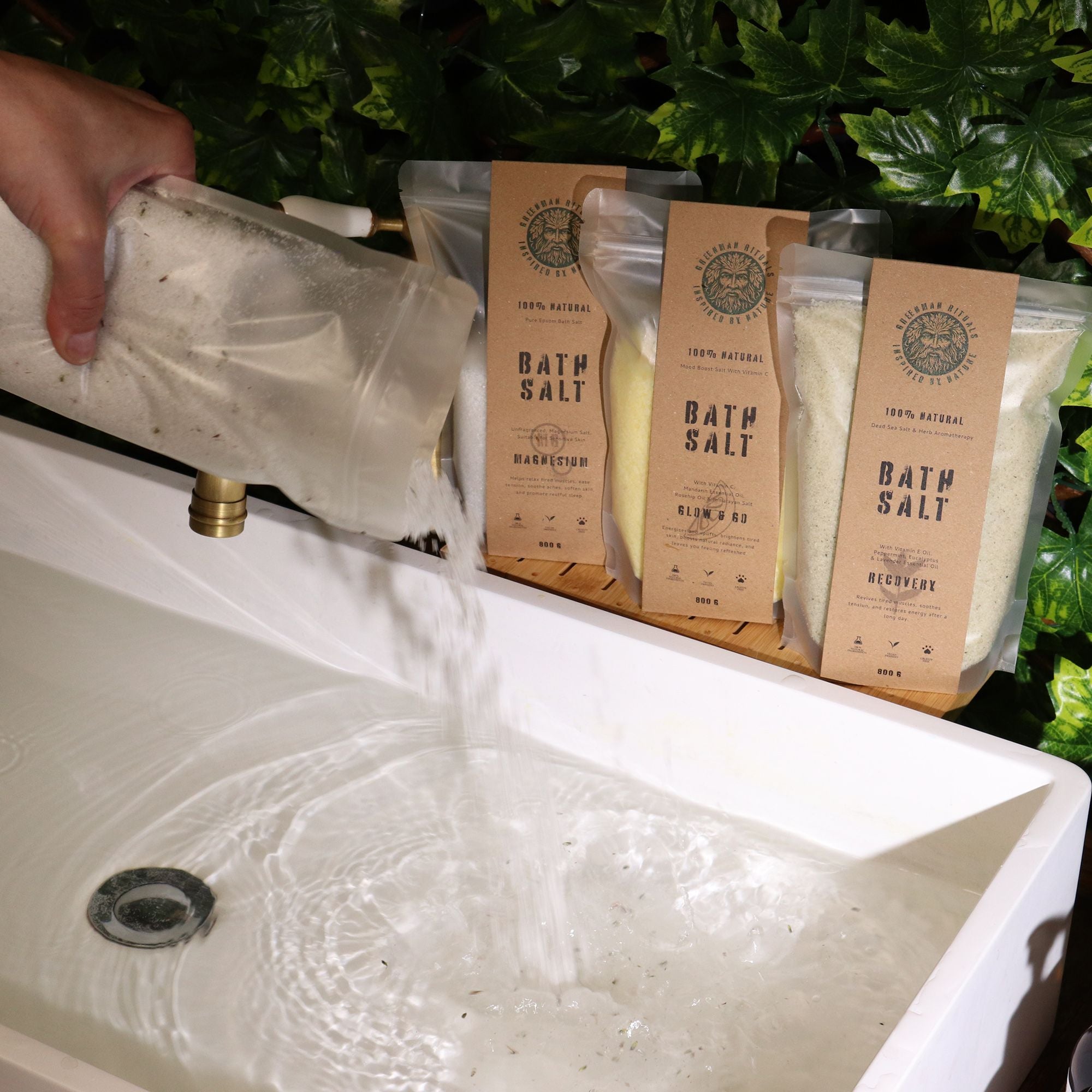 Greenman Rituals Lavender Aromatherapy Epsom Bath Salt – Sleep Good Greenman Rituals Bath Salts