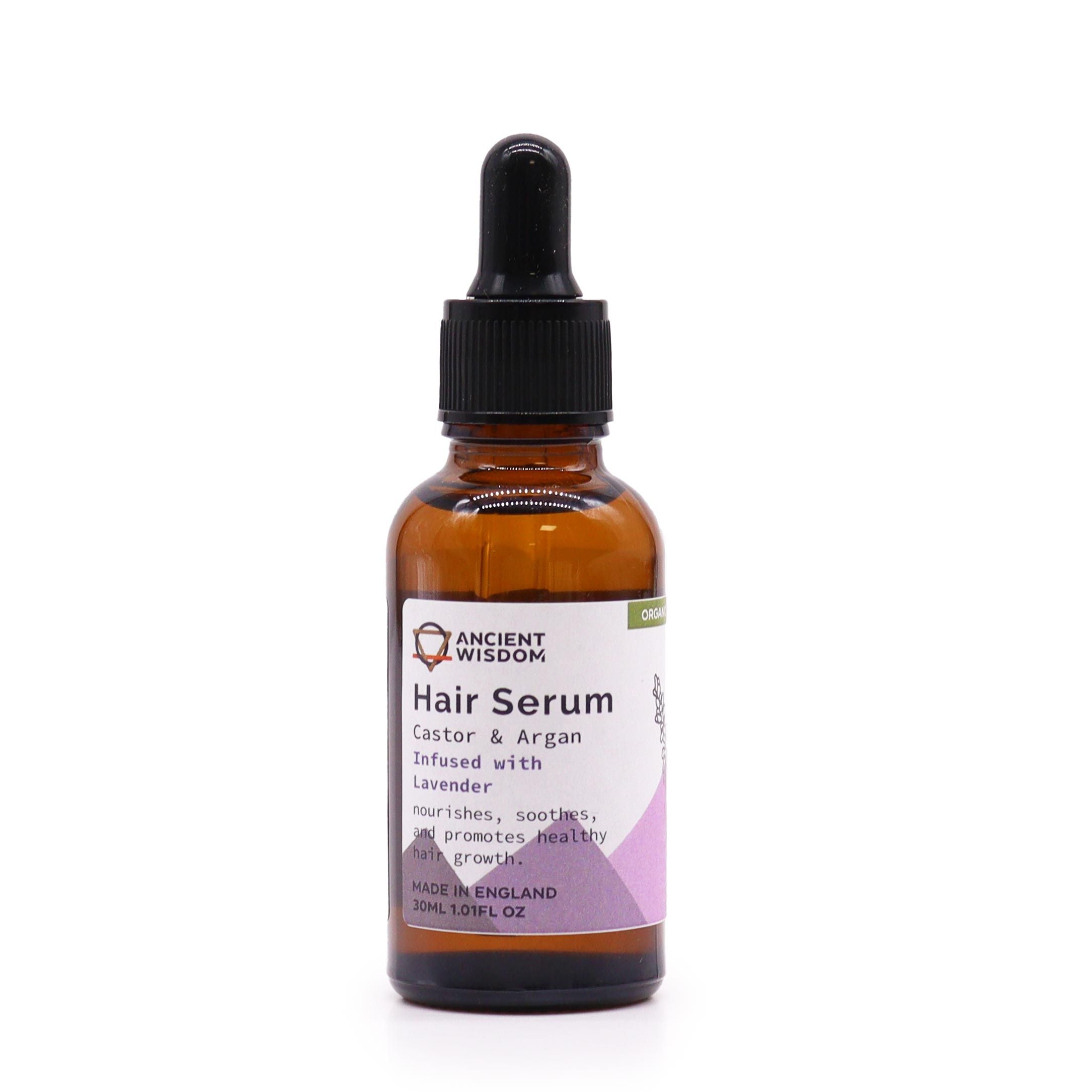 Organic Hair Serum 30ml - Lavender Organic Hair Serums