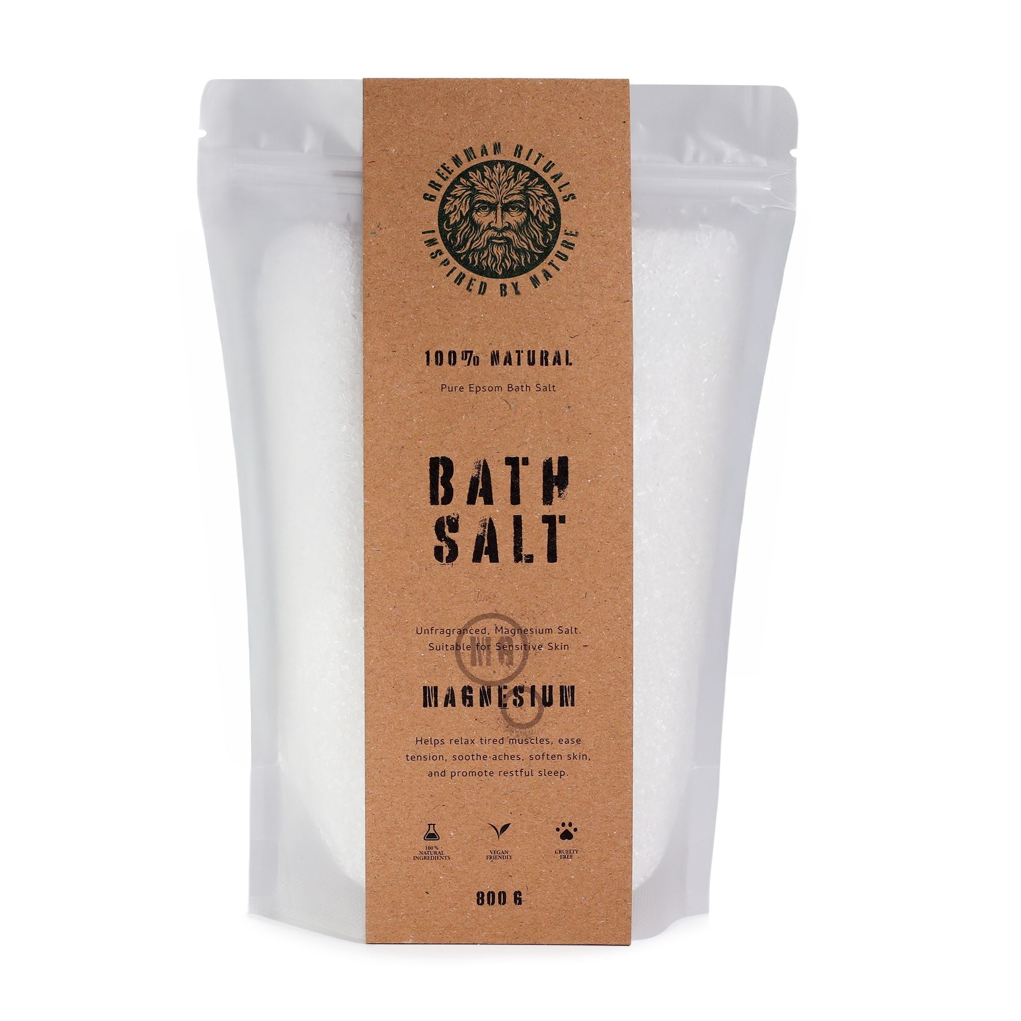 Greenman Rituals Magnesium Epsom Bath Salt – Pure Formula Greenman Rituals Bath Salts