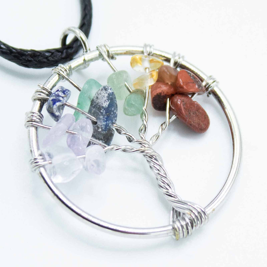 Tree of Life Pendant - Chakra Gemstone Pendants - Tree of Life