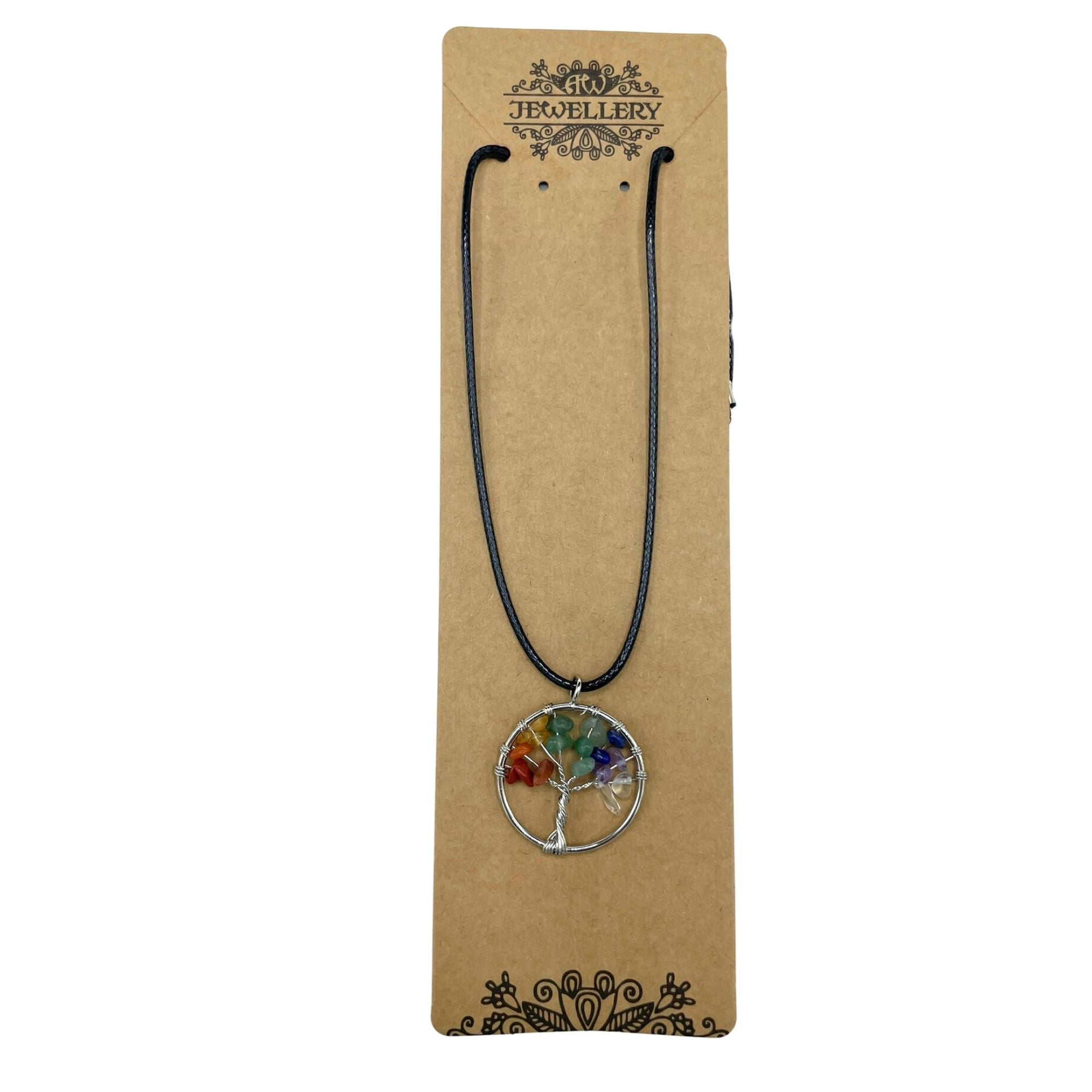 Tree of Life Pendant - Chakra Gemstone Pendants - Tree of Life