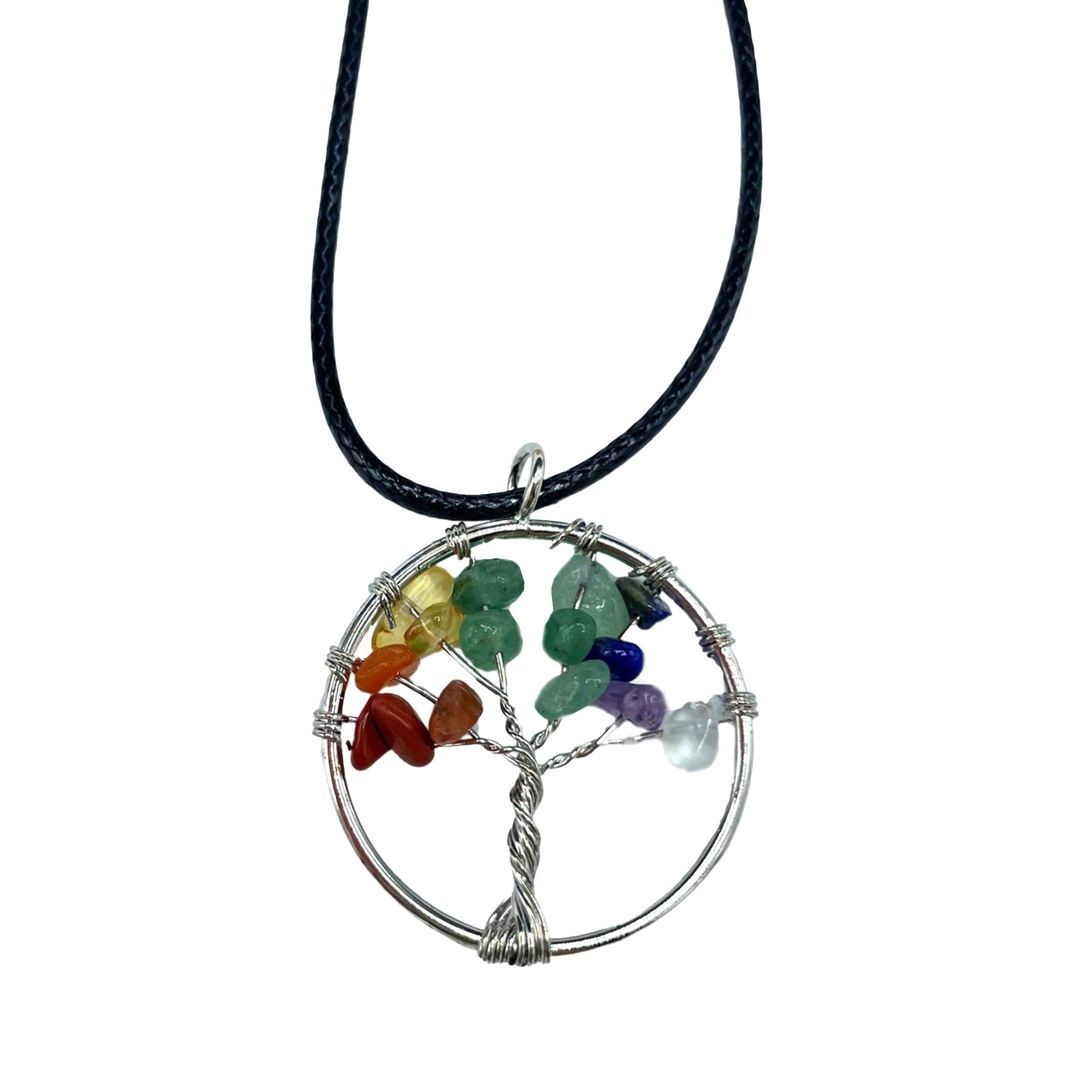 Tree of Life Pendant - Chakra Gemstone Pendants - Tree of Life