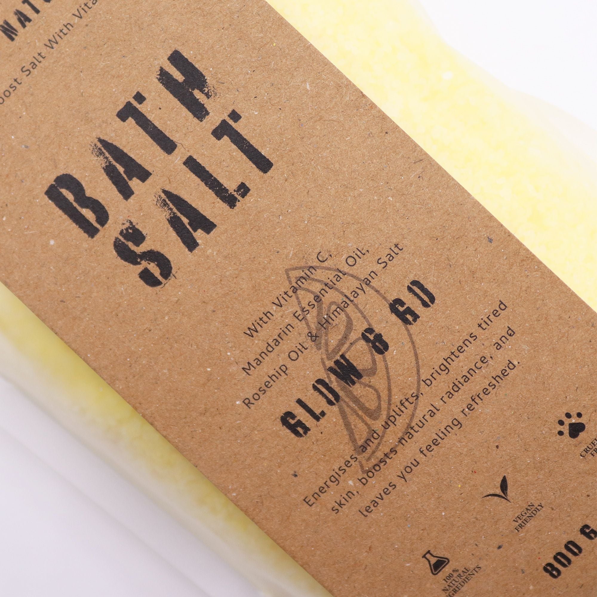 Greenman Rituals Vitamin C & Mandarin Epsom Bath Salt – Glow & Go Greenman Rituals Bath Salts