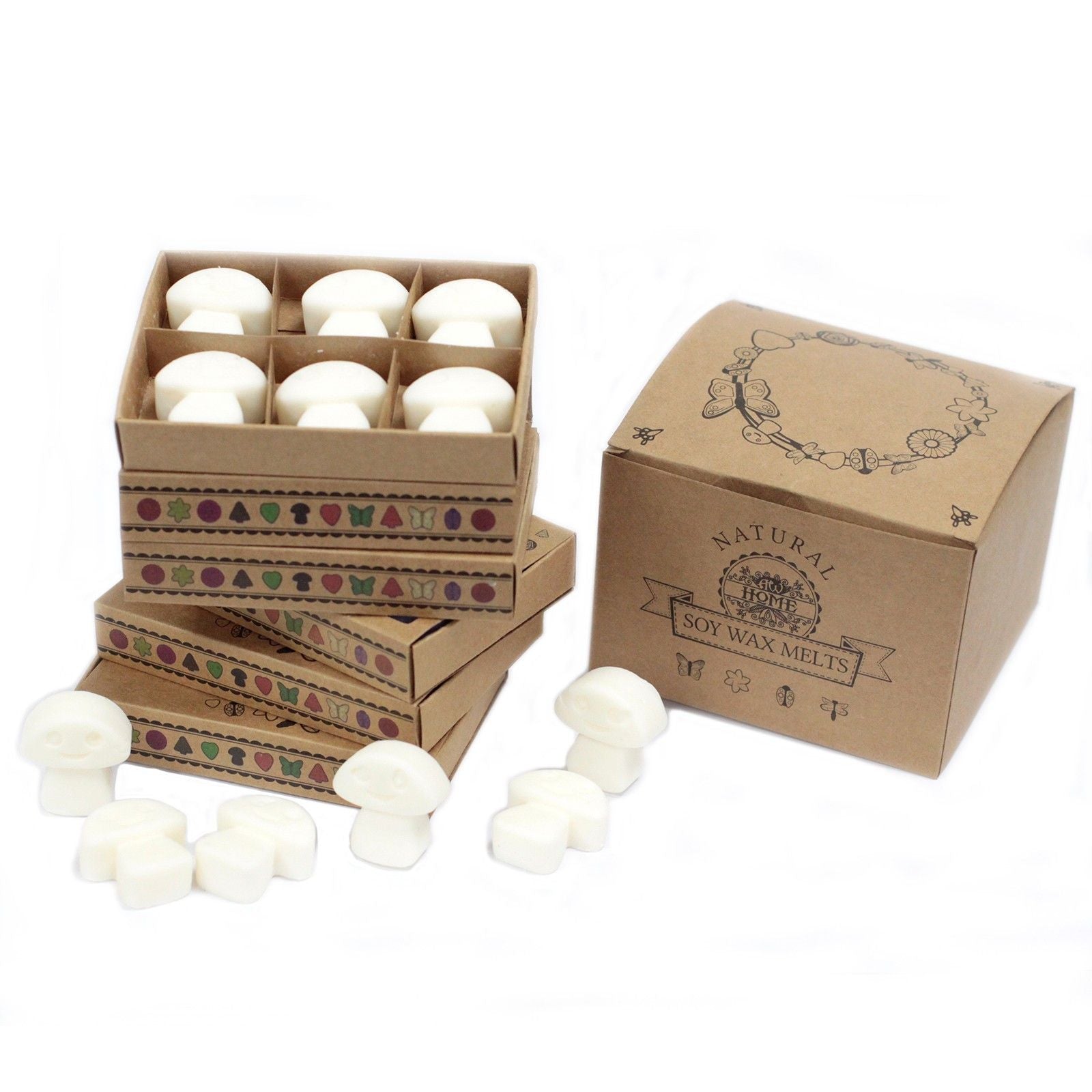 Box of 6 Wax Melts - White Musk Natural Soy Wax Melts