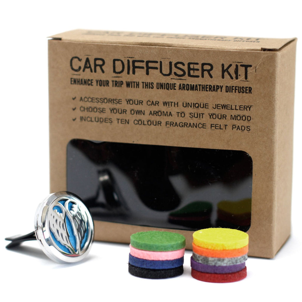 Car Diffuser Kit - Angel Wings - 30mm Aromatherapy Car Diffuser Kit