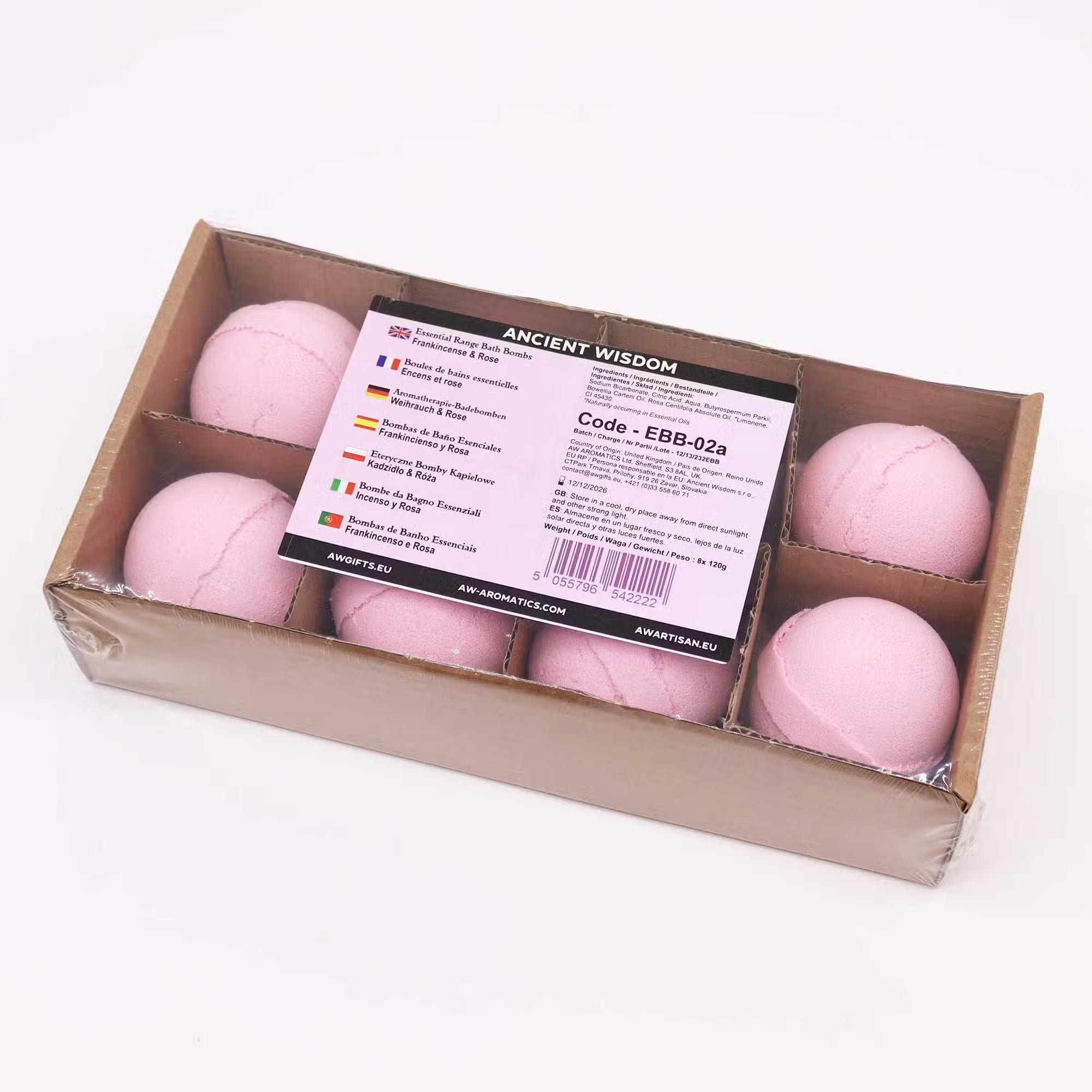 Essential Oil Bath Bomb - Frankincense & Rose Bath bombs