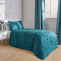Coverless Gaming Quilted 7.5 Tog Duvet Set - Teal Single Bedding