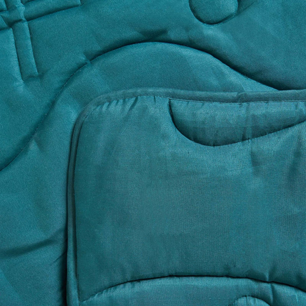 Coverless Gaming Quilted 7.5 Tog Duvet Set - Teal Bedding
