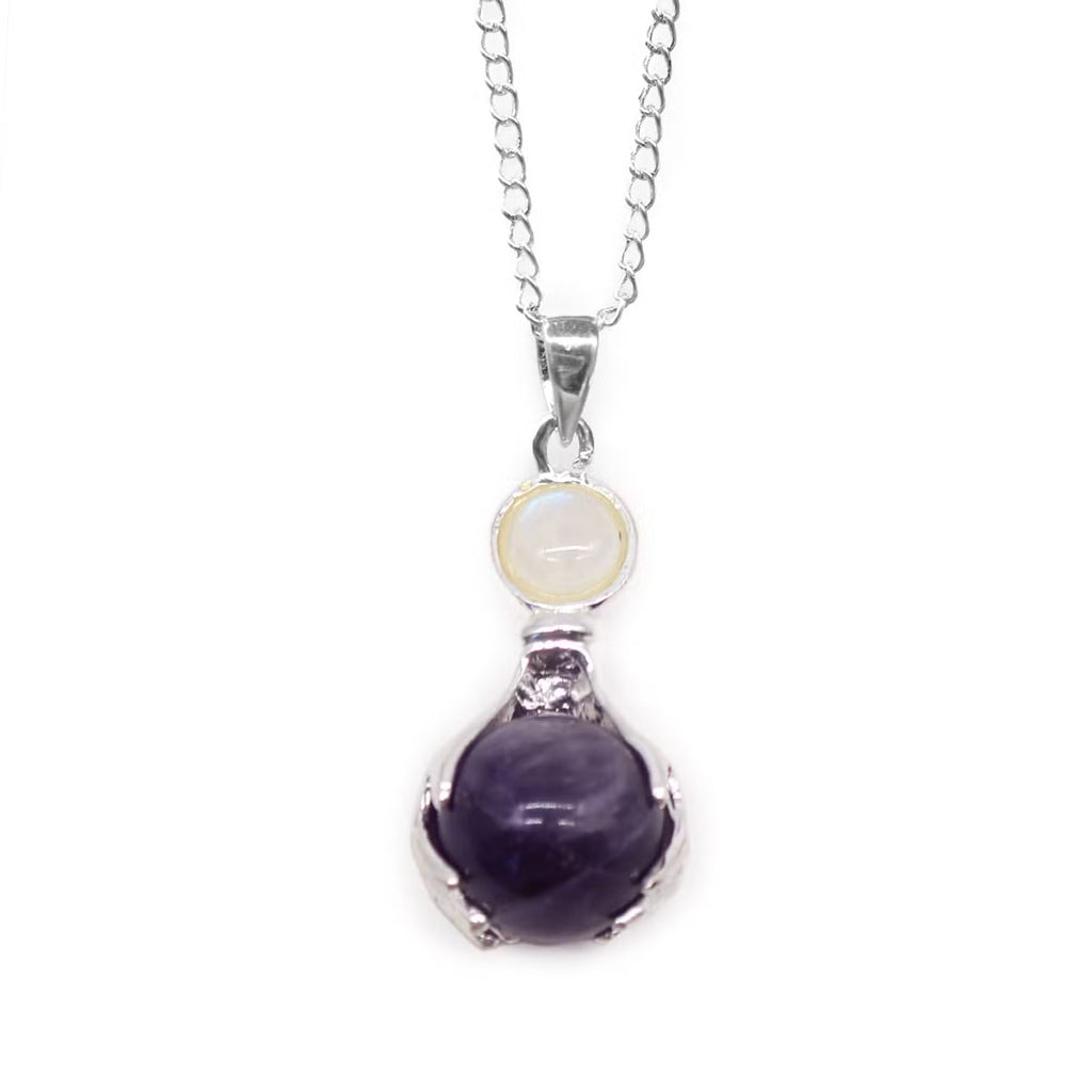 Gemstone Healing Hands Pendants Necklace