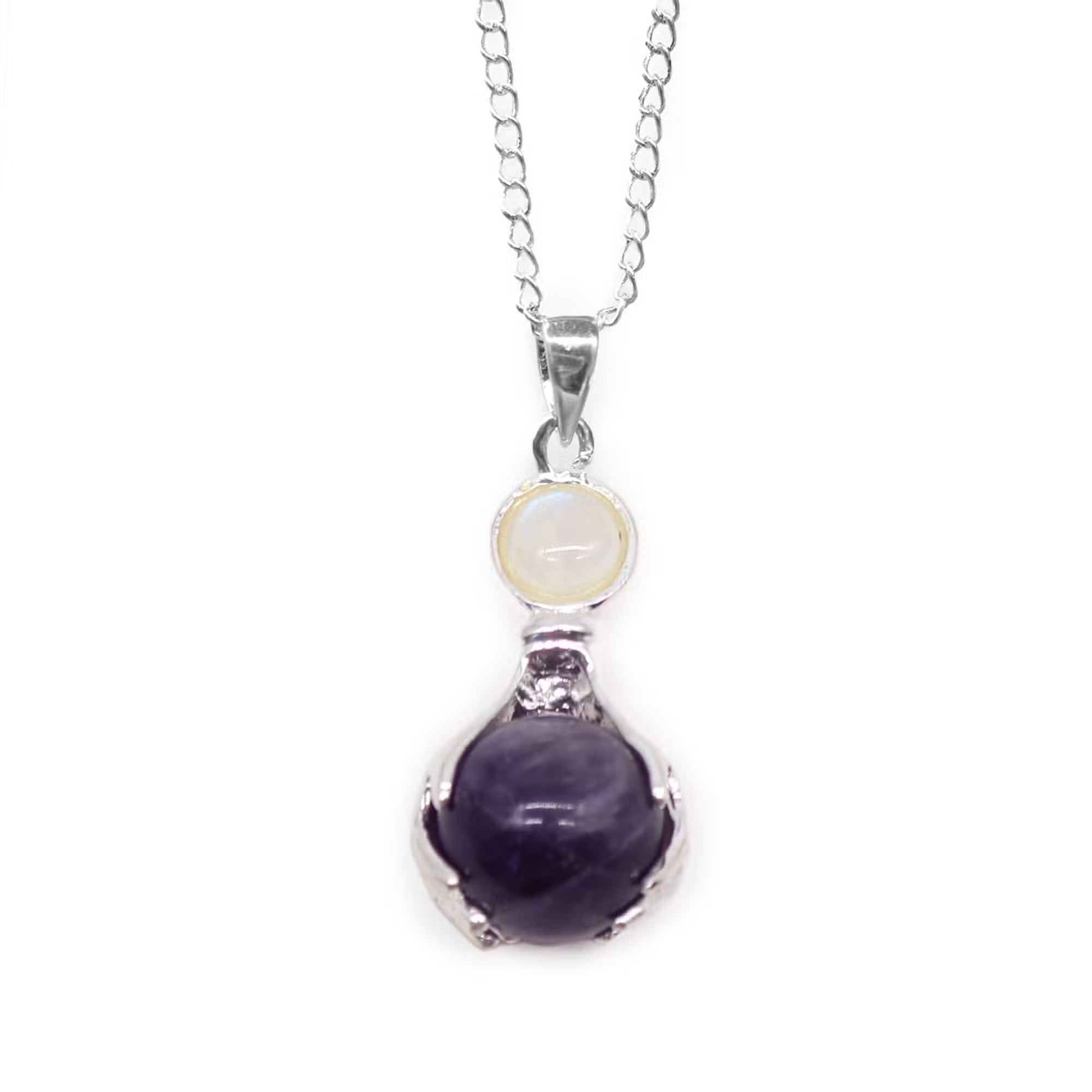 Gemstone Healing Hands Pendants Necklace