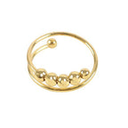 Gold Tone Anti-Anxiety Metal Fidget Ring (20/40) Fidget ring