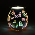 3D Flower Petal Light Up Electric Oil Burner Oil burner lamp