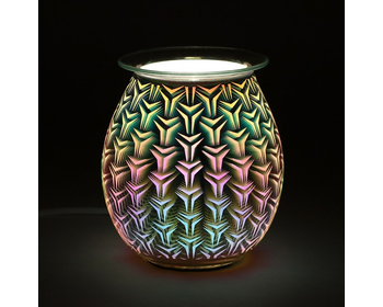 3D Geometric Light Up Electric Oil Burner Oil burner lamp