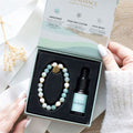 Abundance Amazonite Crystal Essential Oil Bracelet Bracelet