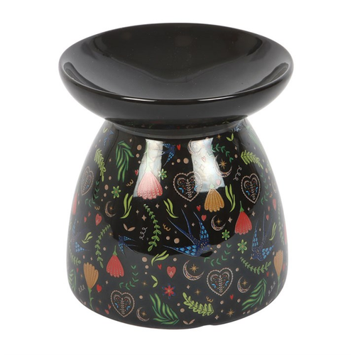 Midnight Bloom Print Oil Burner Oil burner