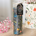 Midnight Bloom Print French Tulip Tube Candle Candle