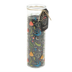 Midnight Bloom Print French Tulip Tube Candle Candle