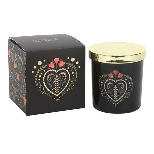 Midnight Bloom Black French Tulip Scented Candle Candle