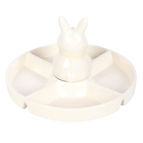 Bunny Chip & Dip Snack Dish Dish