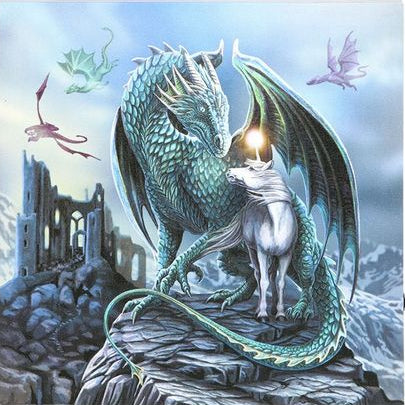 Protector of Magick Light Up LED Canvas by Lisa Parker Canvas