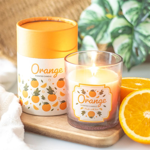 Scented Candles - 4 fragrances Orange Candle