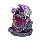 Crystalline Protector Purple Dragon Geode Backflow Incense Burner Incense burner