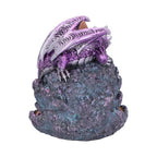 Crystalline Protector Purple Dragon Geode Backflow Incense Burner Incense burner