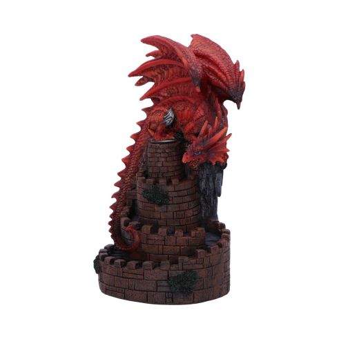 Crimson Keep Red Dragon Backflow Incense Burner 22cm Backflow burner