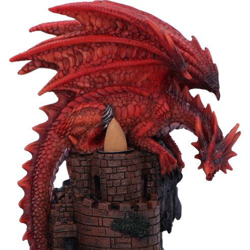Crimson Keep Red Dragon Backflow Incense Burner 22cm Backflow burner